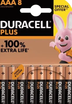 Duracell AAA batterijen 8 stuks