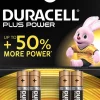Duracell alkaline plus power AAA 4 stuks