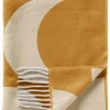 Dutch Decor plaid Swirl geel 140 x 180 cm