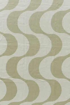 Dutch Decor plaid Swirl groen 140 x 180 cm