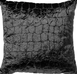 Dutch Decor sierkussen Colette zwart 45 x 45 x 10 cm