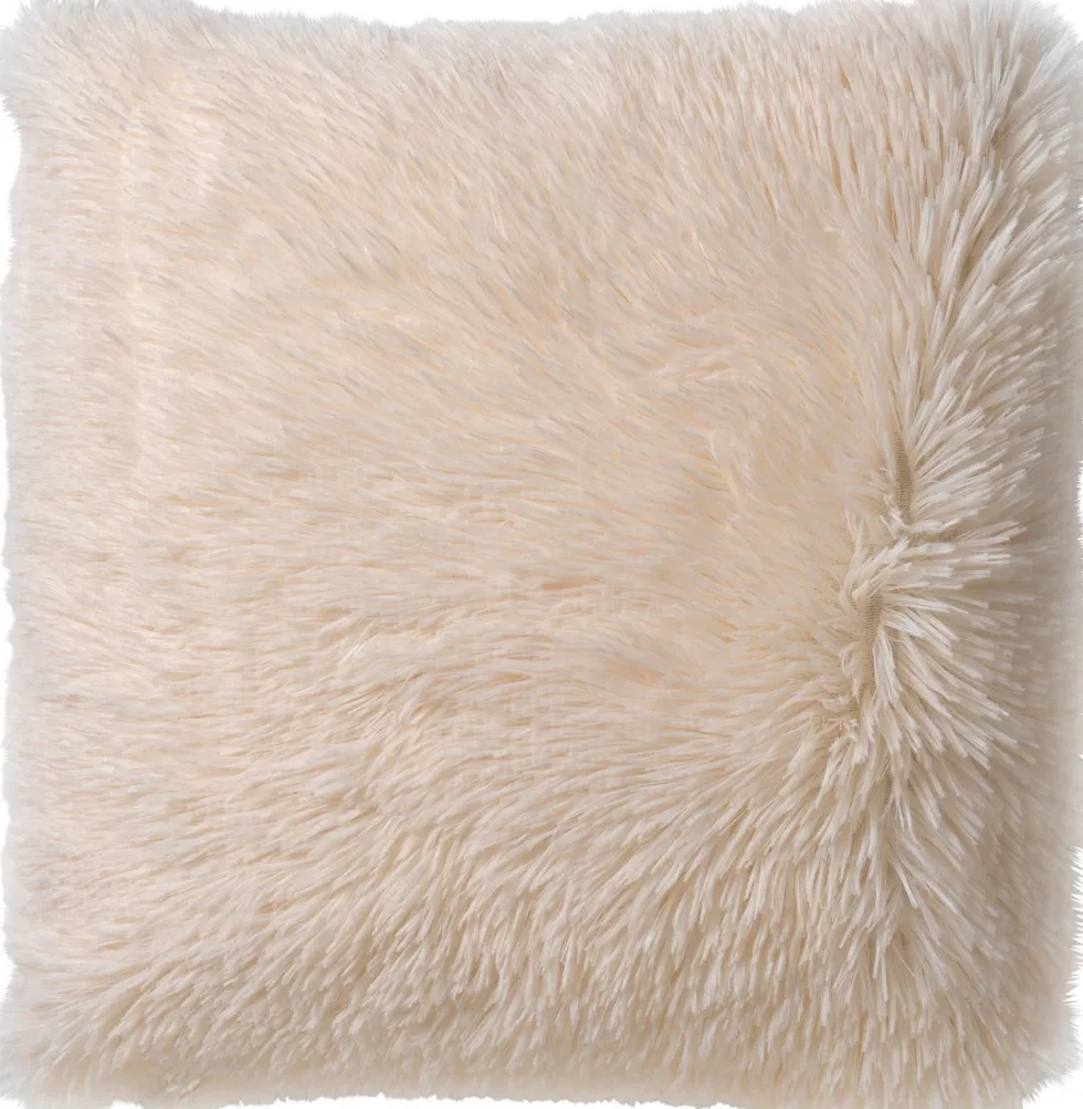 Dutch Decor sierkussen Fluffy Ivoor 45 x 45 x 5 cm
