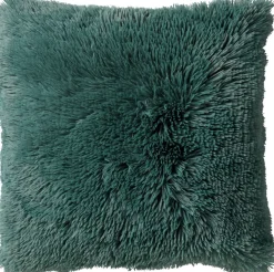 Dutch Decor sierkussen Fluffy groen 45 x 45 x 10 cm