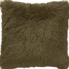 Dutch Decor sierkussen Fluffy groen 45 x 45 cm