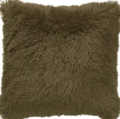 Dutch Decor sierkussen Fluffy groen 45 x 45 cm