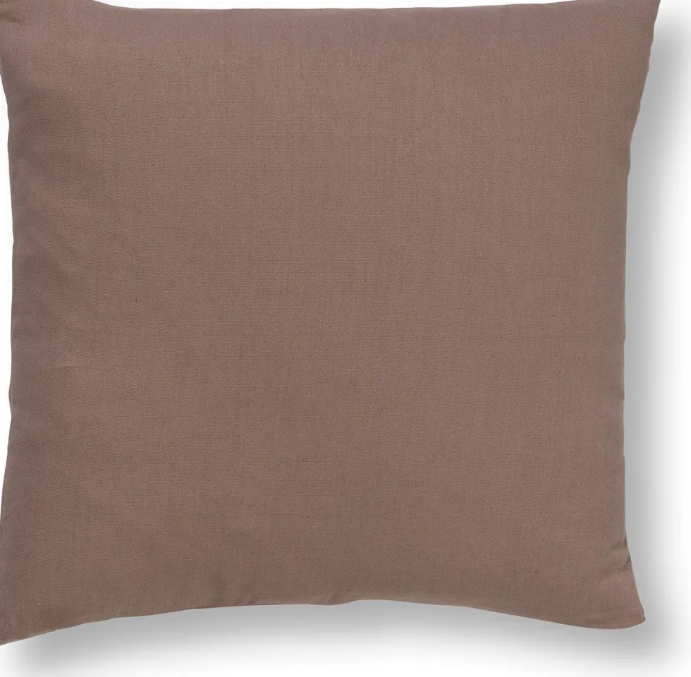 Dutch Decor sierkussen James taupe 45 x 45 x 22 cm