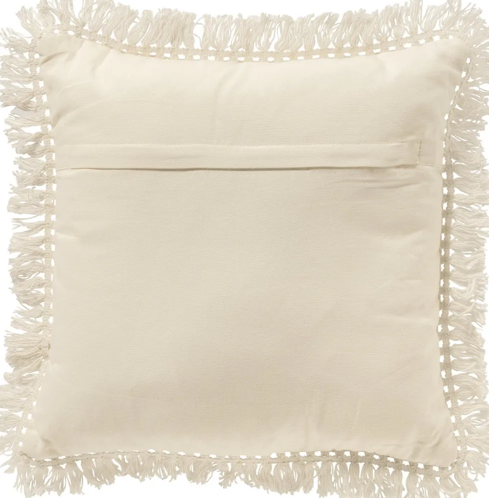Dutch Decor sierkussen Jonna wit 45 x 45 cm