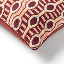 Dutch Decor sierkussen Liro rood 50 x 30 cm