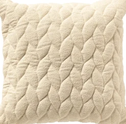 Dutch Decor sierkussen Maddy crème 45 x 45 cm