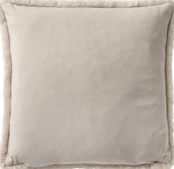 Dutch Decor sierkussen Zaya beige 45 x 45 cm