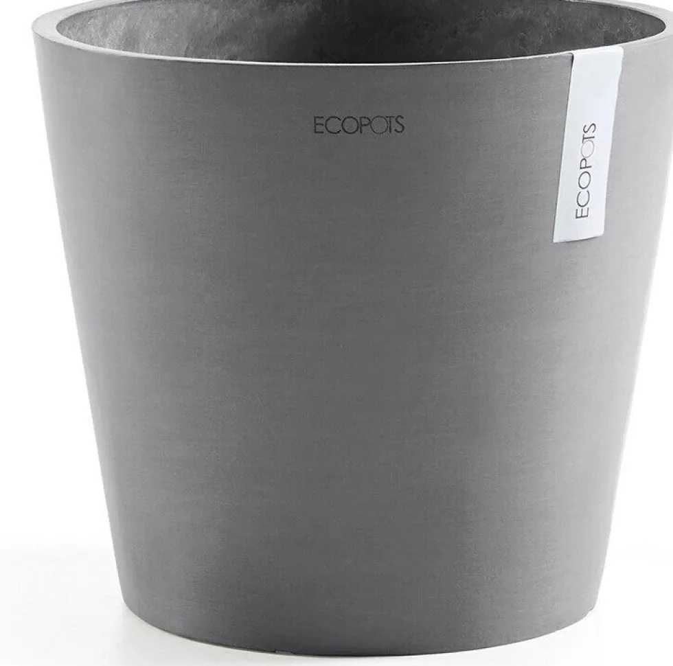 Ecopots bloempot Amsterdam grijs D 40 H 35 cm