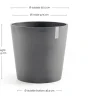 Ecopots bloempot Amsterdam grijs D 50 H 44 cm