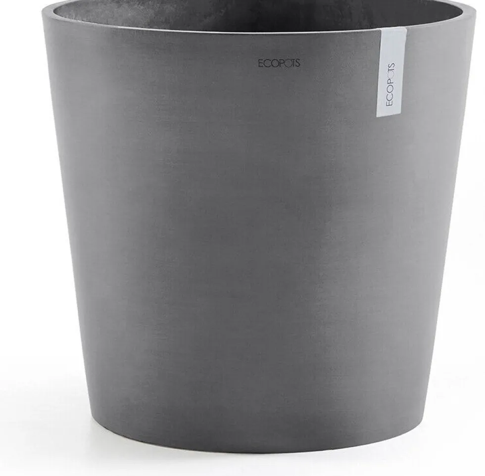 Ecopots bloempot Amsterdam grijs D 50 H 44 cm