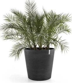 Ecopots bloempot Amsterdam Wheels grijs D 60 H 56 cm
