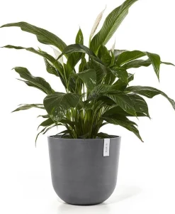 Ecopots bloempot Oslo grijs D 45 H 39,2 cm