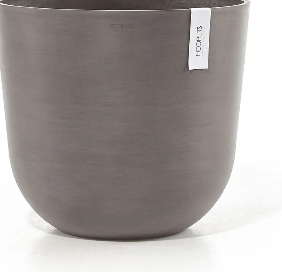 Ecopots bloempot Oslo taupe D 45 H 39,2 cm