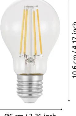 Eglo LED lamp E27 Day & Night warm wit 806 lm 7,3 W A60