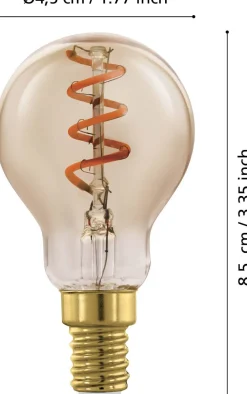 Eglo LED lamp E14 extra warm 145 lm 4 W