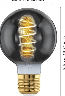Eglo LED lamp E27 extra warm 100 lm 4 W G60