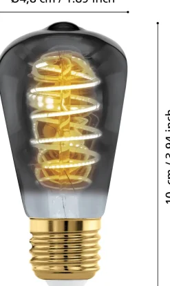 Eglo LED lamp E27 extra warm 100 lm 4 W ST48