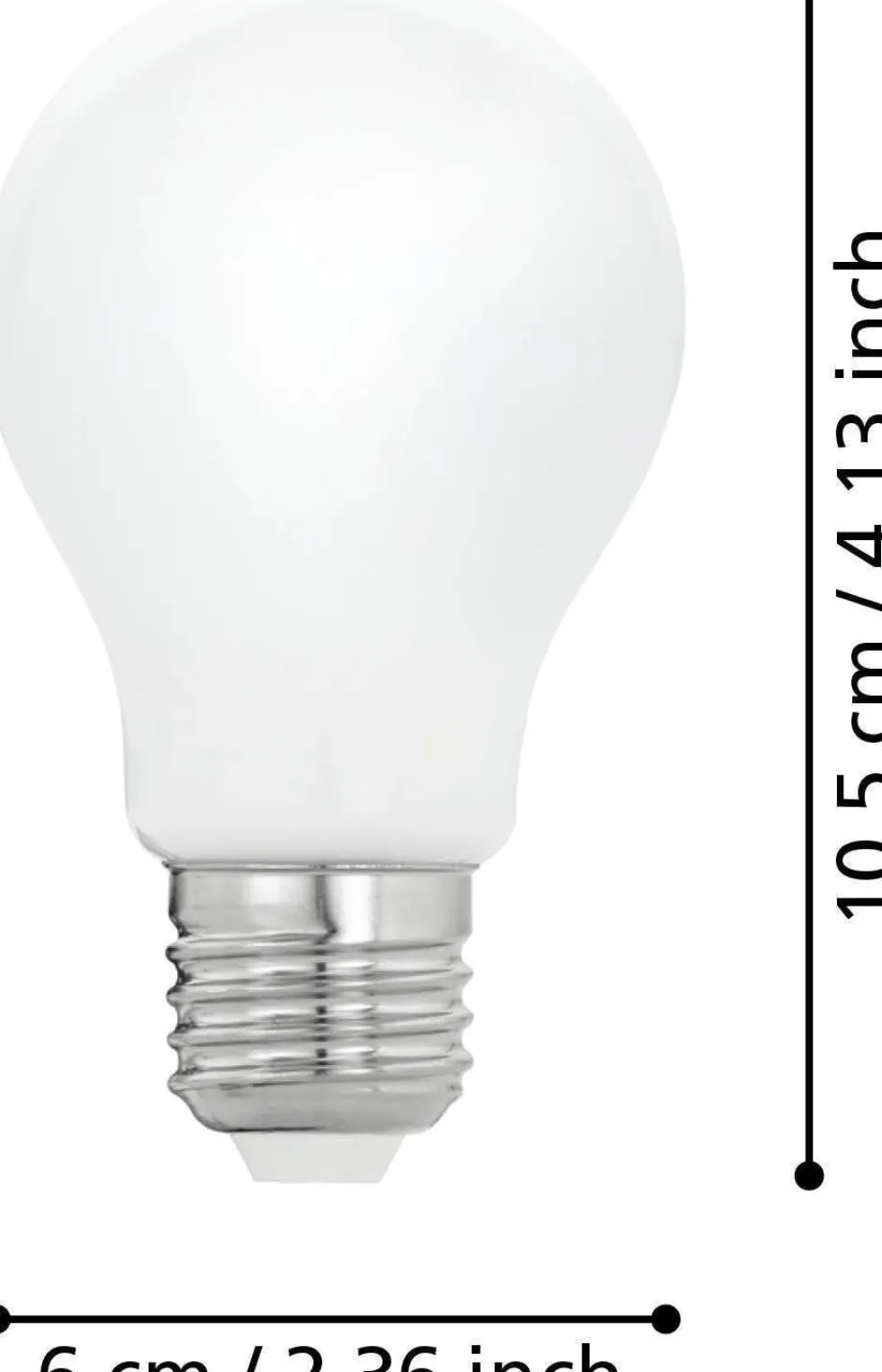 Eglo LED lamp E27 Milky warm wit 1055 lm 9 W A60