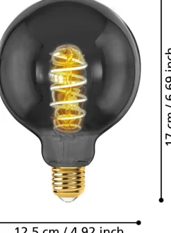 Eglo LED lamp E27 Spiraal extra warm wit 100 lm 4W G125