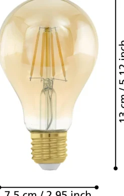 Eglo LED lamp E27 Vintage extra warm 350 lm 4 W A75