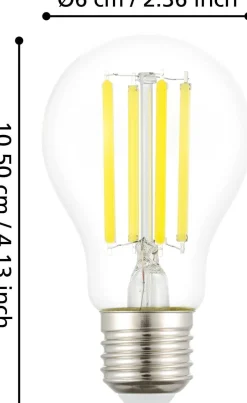 Eglo LED lamp E27 warm wit 806 lm 3,8 W A60