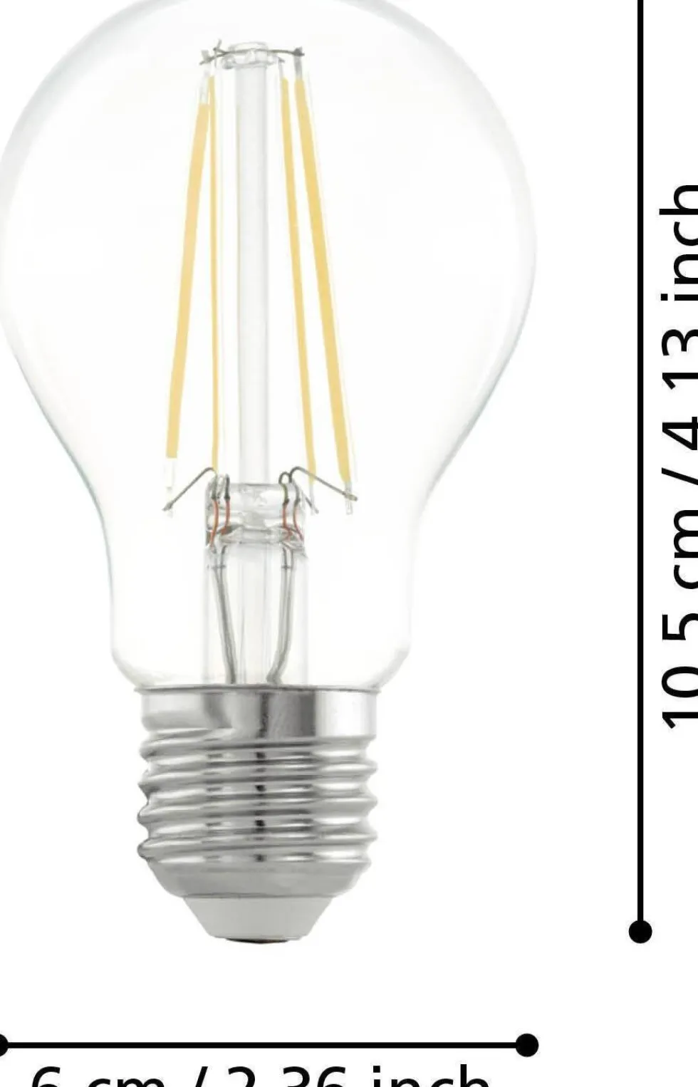 Eglo LED lamp E27 warm wit 470 lm 4 W A60
