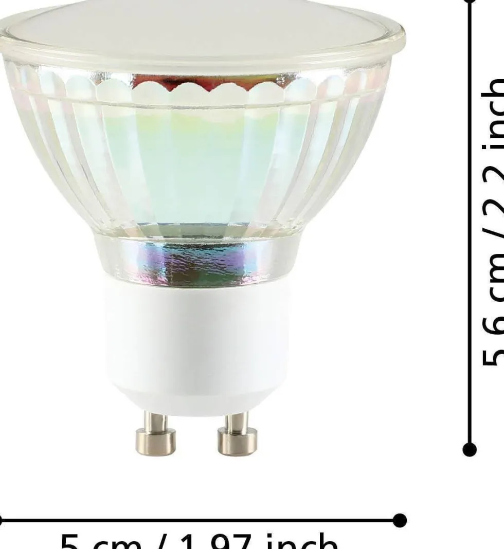 Eglo LED lamp GU10 warm wit 400 lm 2,9 W 2 stuks
