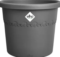 Elho bloempot Algarve antraciet D 29 H 34,5 cm