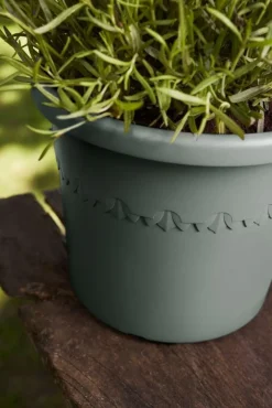 Elho bloempot Algarve groen D 24,5 H 20,8 cm