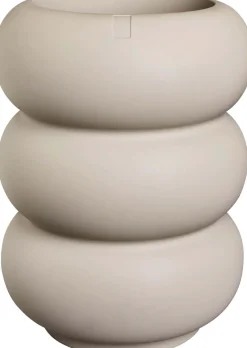 Elho bloempot Amber Roll beige D 43 H 58 cm