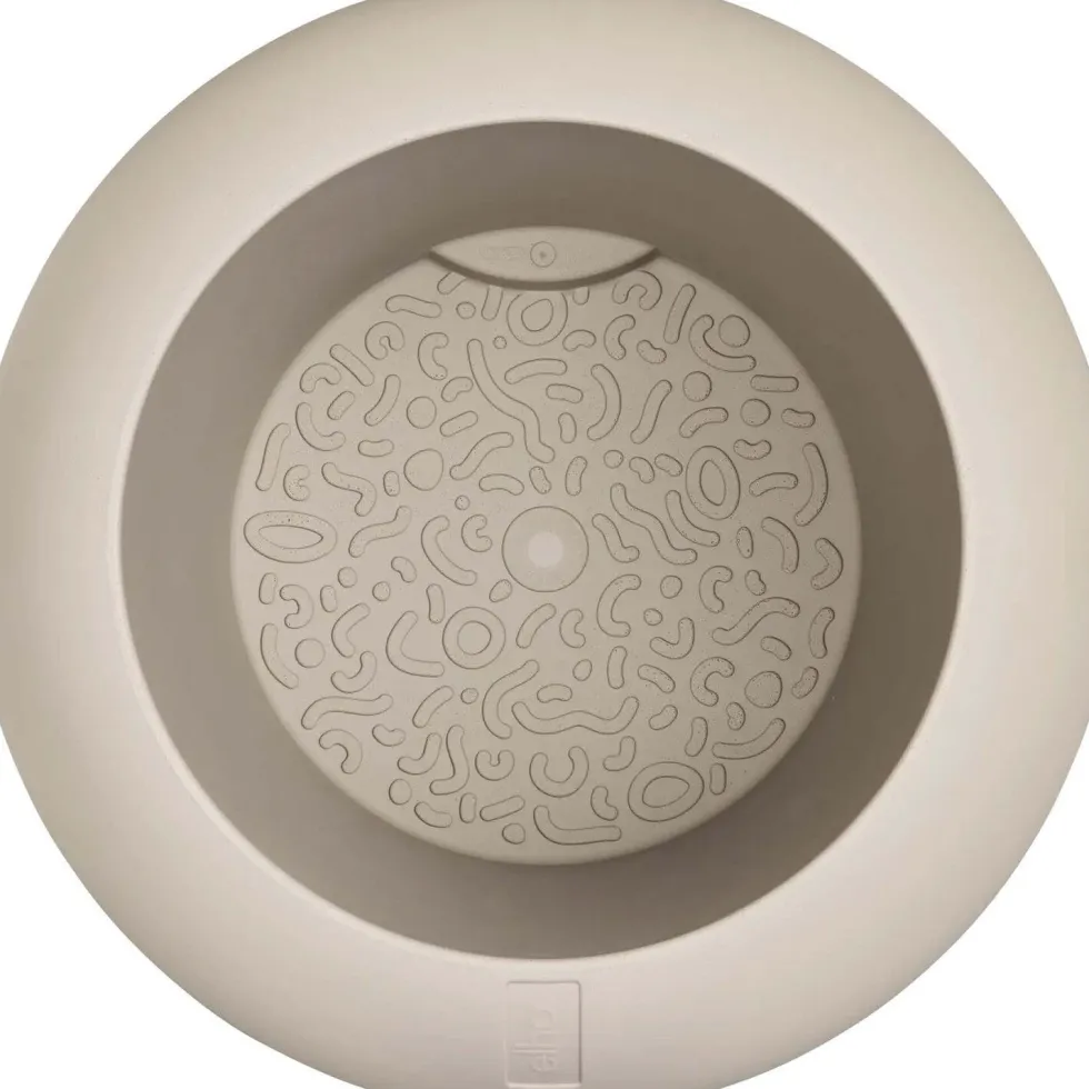 Elho bloempot Amber Roll beige D 43 H 40 cm