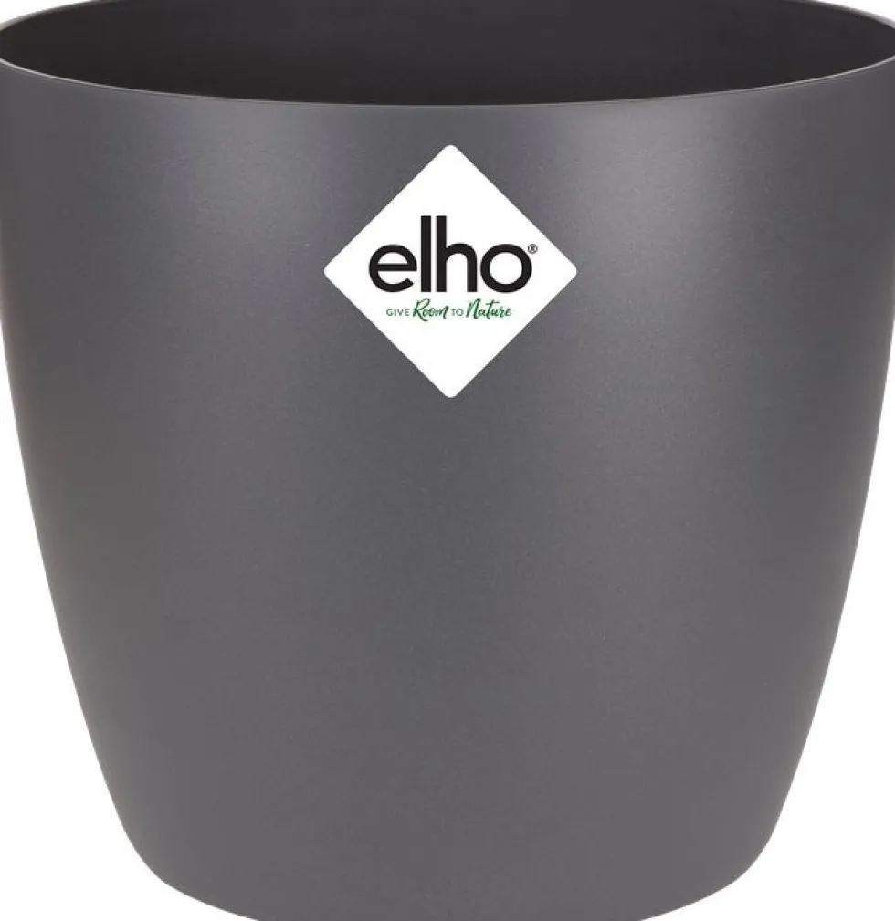 Elho bloempot Brussels antraciet D 6,7 H 6 cm