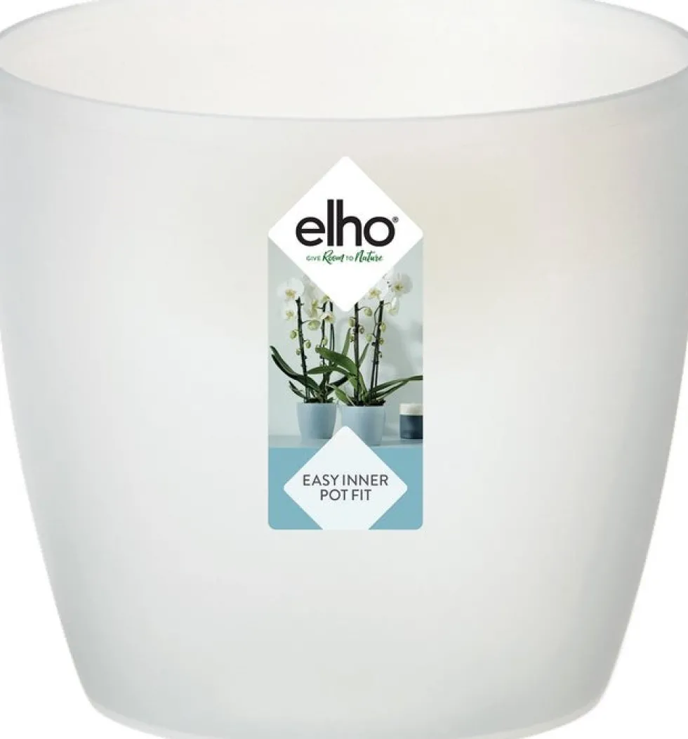 Elho bloempot Brussels orchidee transparant D 16 H 14,6 cm
