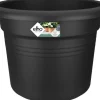 Elho bloempot Green Basics zwart D 43,8 H 33,8 cm