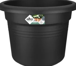 Elho bloempot Green Basics zwart D 43,8 H 33,8 cm