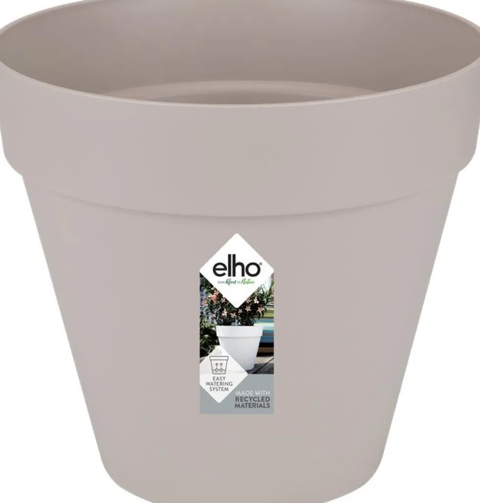 Elho bloempot Loft Urban grijs D 19,3 H 17,5 cm
