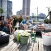 Elho bloempot Loft Urban groen D 38,5 H 35,3 cm