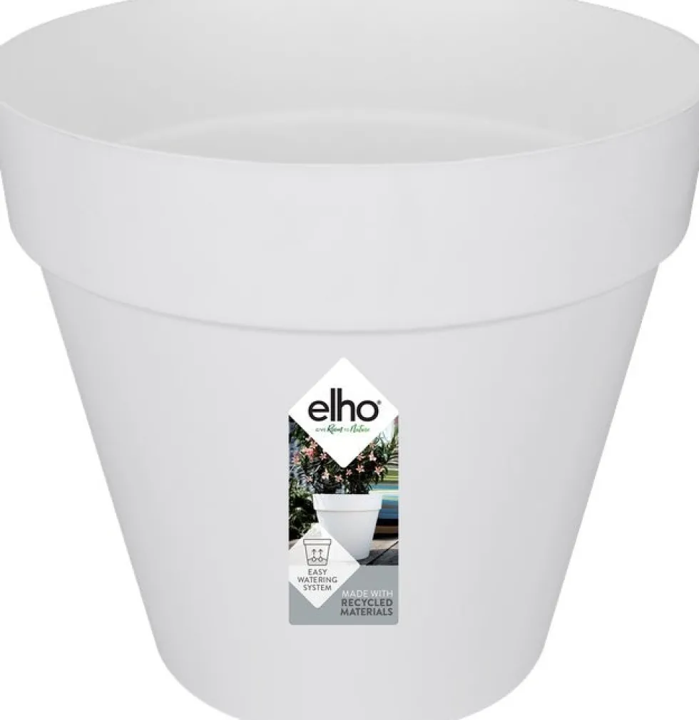 Elho bloempot Loft Urban wit D 28,5 H 26 cm