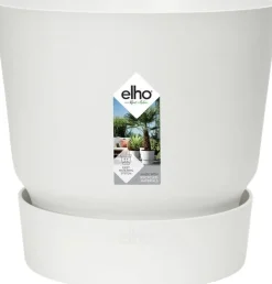 Elho bloempot met waterreservoir Greenville wit D 16 H 15,3 cm
