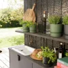Elho bloempot met waterreservoir Greenville groen D 18,3 H 17,4 cm