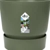 Elho bloempot met waterreservoir Greenville groen D 19,5 H 18,4 cm