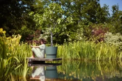 Elho bloempot met waterreservoir Greenville groen D 50 H 55 cm
