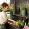 Elho bloempot met waterreservoir Greenville groen D 16 H 15,3 cm