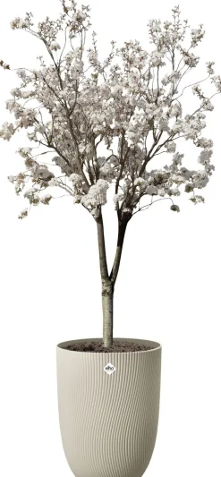 Elho bloempot Sereh beige D 39 H 53,4 cm