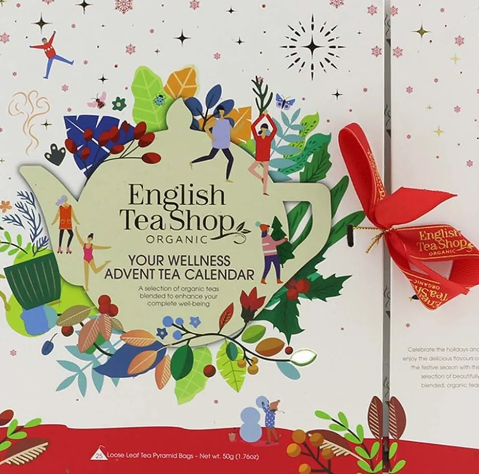English Tea Shop adventskalender boek wit bio kruidenthee 25 stuks
