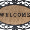 Esschert Design kokosmat welcome naturel 75 x 45 cm
