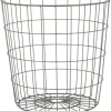 Esschert Design opbergmand Karel grijs D 42 H 44 cm